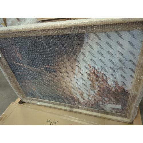 Rustic 5x7 Picture Frame, Reclaimed Barnwood Photo Frame with Real Glass, Distressed Natural Wood Frame for Wall and Tabletop Display, Farmhouse Country Home Office Cabin Décor