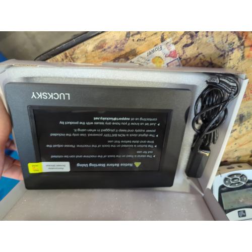 American Lifetime Large Digital Clock for Seniors, Black, 8 inch, with Day & Date, Customizable Alarms, Auto-Dimming, Multi-Language Support, Battery Backup, Easy Setup, and Gift Option