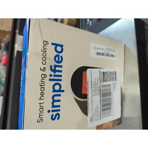 Wyze - Smart Programmable Thermostat with Alexa and Google Assistant - Black