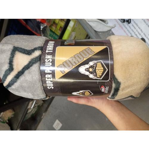 Proformance Home NCAA Purdue Boilermakers Endzone Ultra Soft Tailgate Throw
