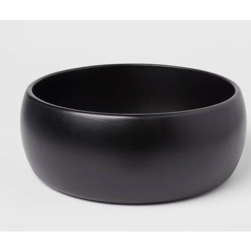 189oz Acacia Modern Serving Bowl Black - Threshold™