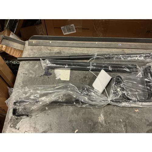 Over The Door Towel Rack, Extendable Triple Towel Storage Holder with Hooks, 24.02 Inches Towel Bar Hanger Towel Racks for Bathroom (Black)