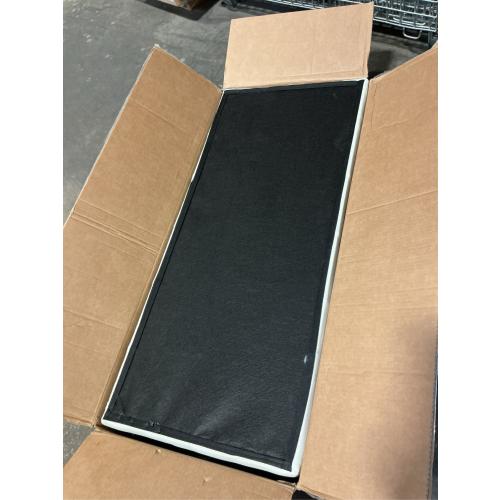 Owlie Baby Gate with Door 66-75 Inch, Extra Wide Stair Gates for Kids Adjustable Wide Dog Pet Gate Stairway Large Baby Gates Pressure Mount for Pets for House Stairway Doorway Black (30.5'' Tall)