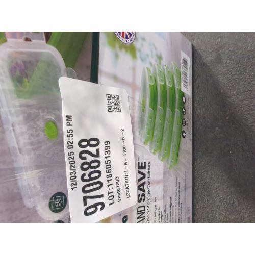 Piranha Store And Save Silicone Food Storage Containers in Colour Lime 8pc