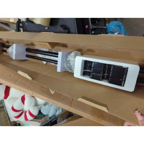 KAMANINA 1 Inch Double Curtain Rods for Windows 36 to 72 Inches (3-6 Feet)，Black Heavy Duty Double Curtain Rod, Telescoping Drapery Rod with Netted Texture Finials