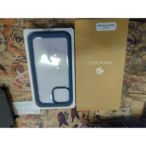 Miracase Magnetic for iPhone 15 Pro Max Case 6.7'' [Compatible with Magsafe] Full-Body Drop Proof Bumper Phone Case for iPhone 15 Pro Max with Built-in 9H Tempered Glass Screen Protector,Blue