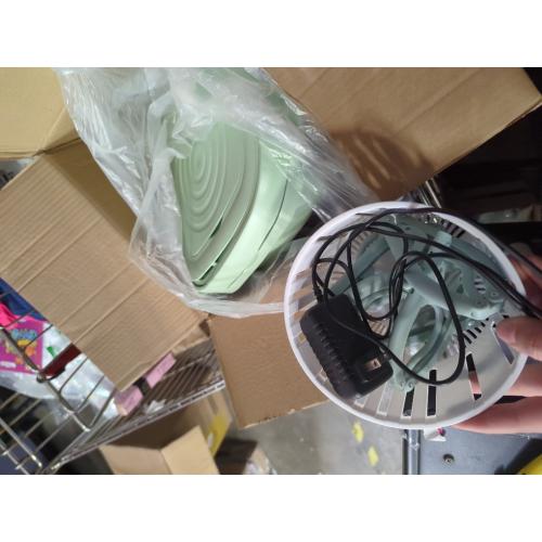 Portable Washing Machine,8L Mini Folding Bucket Washer with Drainage Pipe & 4 Clothes Clips for Socks Underwear Baby Clothes,Suitable for Apartment Camping RV Travel laundry (110V-240V) (Green)