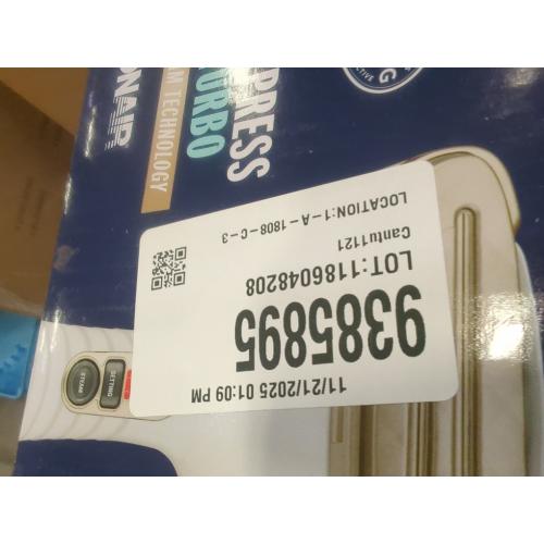 Conair Handheld Garment Steamer for Clothes, ExtremeSteam 1200W, Portable Handheld Design,White/Blue