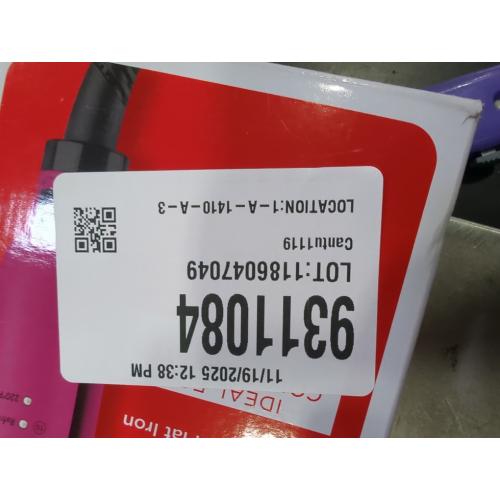 REVLON Ceramic Tourmaline 1 Flat Iron - Hair Straightener Evenly Distributes Heat for Less Damage, 5 Preset Temperatures for All Hair Types