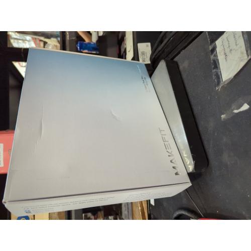 MakeFit Dual Handheld Shower Head Combo, 2-in-1 Rain Shower Heads System 8 Inch Rainfall Shower Head and 10 Modes High Pressure Hand Held Showerhead with Built-in Power Wash