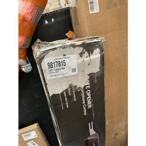 Mighty Mule MM371 Single Arm MED Gate Opener 12 V AC/Battery Powered Automatic Gate Opener