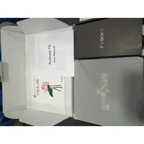 Black MXQ Pro 5G Android 14.0 TV Box 2025 Upgraded Ram 2GB ROM 16GB Dual Band 2.4G/5.8GHz WiFi6 BT5.0 4K AV1 USB 3.0 Ultra HD Voice Control Smart Home Player