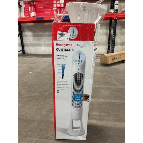 Honeywell 40 in. H X 10 in. D 5 speed Oscillating Whole Room Fan Remote Control