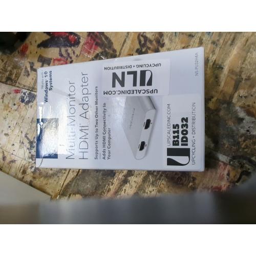 Insignia - USB to Dual HDMI Adapter - Model: NS-PU32H4A