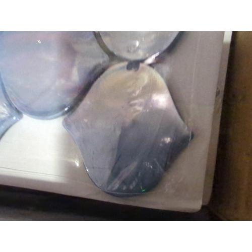 Blue Shimmer, Arabesque - Glass Tile Box