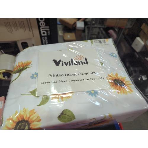 Softan Floral Sheet Set Queen, Sunflower Printed Bed Sheets Queen, Cozy Double Brushed Microfiber Fitted Sheet with 15 Deep Pocket and Corner Straps, Cute Yellow Flower Sheet & Pillowcase Sets