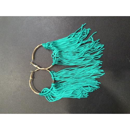 Earrings for Women Bohemian Hoop Drop Tassels Western Earrings Dangle Country Earrings Summer Beach Long Tassels Earrings for Women
