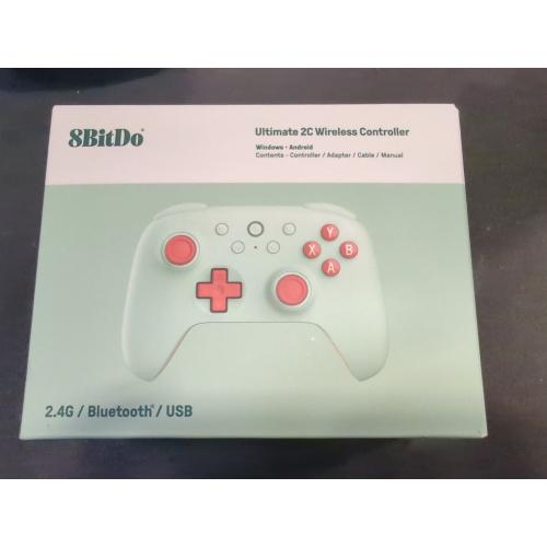 Mint 8BitDo Ultimate 2C Wireless Controller for Windows PC and Android, with 1000 Hz Polling Rate, Hall Effect Joysticks and Triggers, and Remappable L4/R4 Bumpers (Mint)