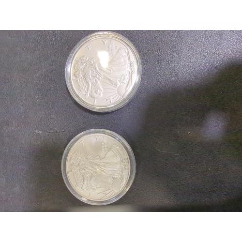 2022 W 1 oz Burnished American Silver Eagle Brilliant Uncirculated (in Capsule) with Original United States Mint Certificate of Authenticity $1 Seller BU