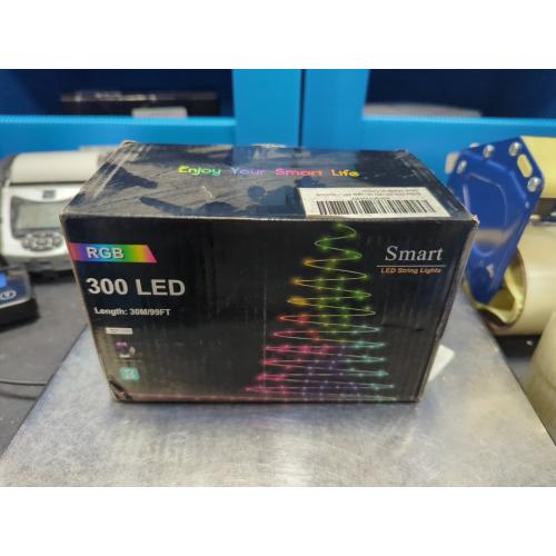 Brizled Color Changing String Lights, 33ft 100 LED Red Mini Lights with Remote, Dimmable RGB Lights String Clear Wire, Indoor USB Twinkle Light for Christmas Halloween Year-Round Decor