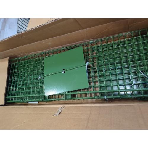 40 2-Door Large Live Animal Traps for Stray Cats up to 17.6 pounds, Raccoons, Squirrel, Skunk, Mole, Groundhog, Armadillo, Rabbit, with Pedal Triggers