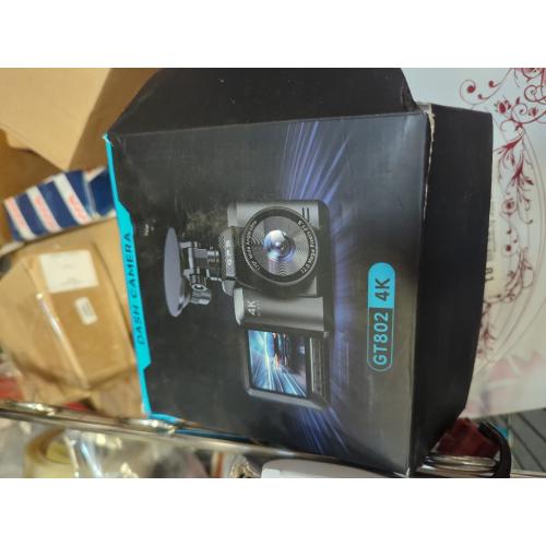 Dash Cam Front and Rear 4K/1080P, Dash Camera for Cars Build in WiFi, Full HD Dash Cam with APP Control, 3.94'' IPS Screen Dash Camera with 32GB SD Card, G-Sensor, 24Hr Parking Mote, Loop Recording