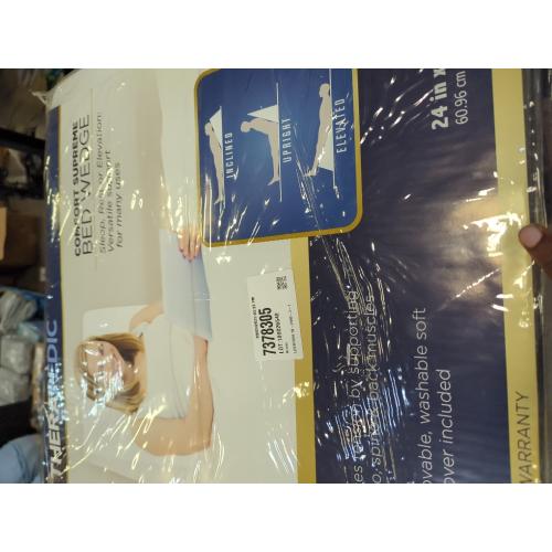 Therapedic 2-Inch Swirl Gel Memory Foam Full Mattress Topper