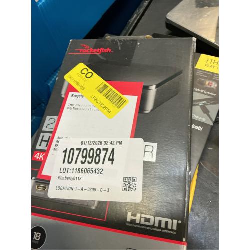 Rocketfish 2-Output HDMI Splitter with 4K at 60Hz and HDR Pass-Through