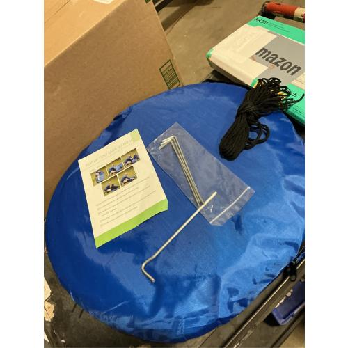 Pop Up Tent, Clear Outdoor Tents Sports Fishing, Rainproof and Windproof Beach Camping, Lightweight and Sturdy, Easy Set Up, UPF 50  Portable Folding 39 x 64