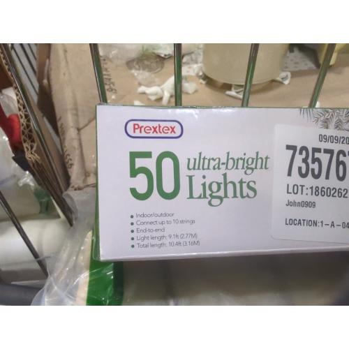 Size 10ft String Lights For Indoor Or Outdoor, 10 Feet, 50 Lights