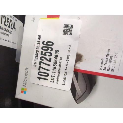 Microsoft Arc Touch Mouse - BlueTrack - Wireless - Radio Frequency - 2.40 GHz - USB 2.0 - 1000 dpi - Touch Scroll - Symmetrical