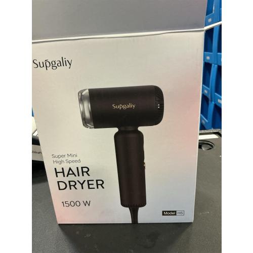 Hair Dryer - Mini HairDryer, Ionic High-Speed Motor for Fast Drying, Portable Lightweight Blow Dryer, Quiet Blowdryer with Magnetic Curly Diffuser & Concentrator for Home Travel ONLY 110V