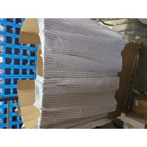 jinchan Linen Kitchen Curtains 24 Inch Length Striped Tier Curtains Ticking Stripe Small Drapes for Living Room Bathroom Cafe Small Window Farmhouse Rustic Pinstripe Rod Pocket 2 Panels Black