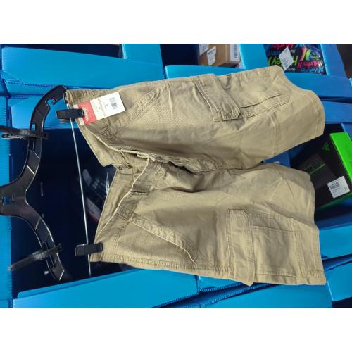 Size 36 Wrangler Authentics Men's Classic Cargo Stretch Short Petrified Oak