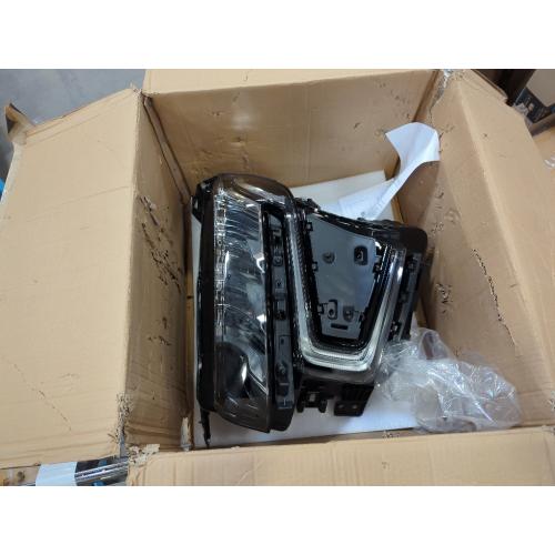 BLACK FIONE Full LED Headlights Assembly Compatible with Chevy Tahoe/Suburban 2021 2022 2023 WITH LED Running Light Factory Headlamps Left Driver Side LH