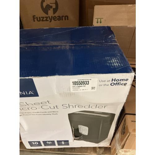 Insignia™ - 10-Sheet Microcut Shredder - Black