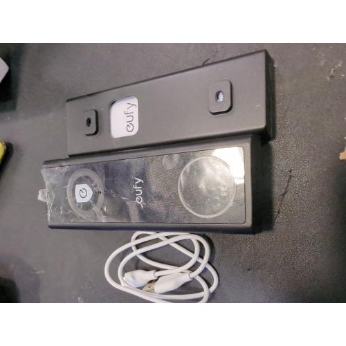 Black eufy Security Video Doorbell Camera C31, 2K FHD Battery or Hardwire Powered(16~24V), Easy to Install, Quick-Release Battery, Live Video Call, 24/7 Recording(Wired), Human & Motion Detection