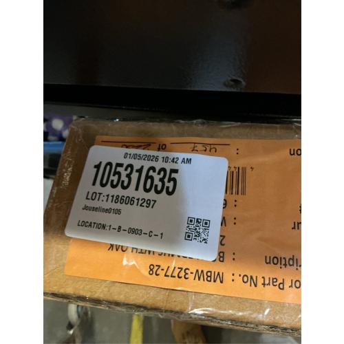 Bee & Willow Iris 24 to 48-Inch Adjustable Curtain Rod Set in Weathered Oak