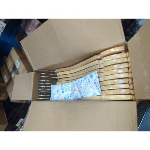 20Pack Wooden Hangers 20 Pack, Durable Wood Hangers with 360° Swivel Hook & Notches, Slim Coat Hanger Wooden for Closet, Natural