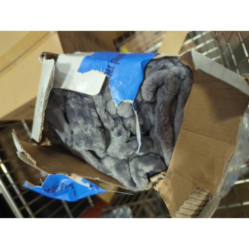 Berkshire Blanket Classic VelvetLoft® Solid Throw Blanket, Lightweight Soft Fuzzy Plush Throw Blanket for Bed and Couch, Grey Heron, 50x60 Inches