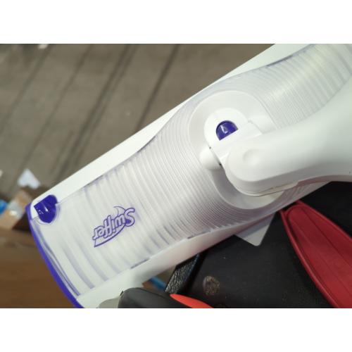 Swiffer PowerMop Multi-Surface Mop Kit for Floor Cleaning, Includes PowerMop, 2 Mopping Pad Refills, 1 Cleaning Solution with Fresh Scent and 2 Batteries