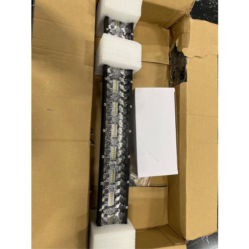 LED Light Bar Kits for Truck - 22 Inch Curved 390W Led Light Bar, 4 Inch Led Pod Lights 12V 24V Off-Road Driving Work Lights for ATV Tractor Pickup Cart with Wiring Harness Kit-3 Lead (Missing cable)