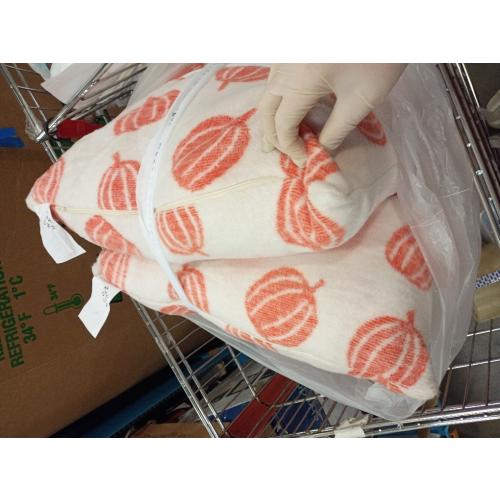 FUTEI Fall Pumpkins Throw Pillow Covers 18x18 Inch Set of 2,Soft Faux Cashmere Cushion Case for Autumn Thanksgiving Holiday Home Decorations