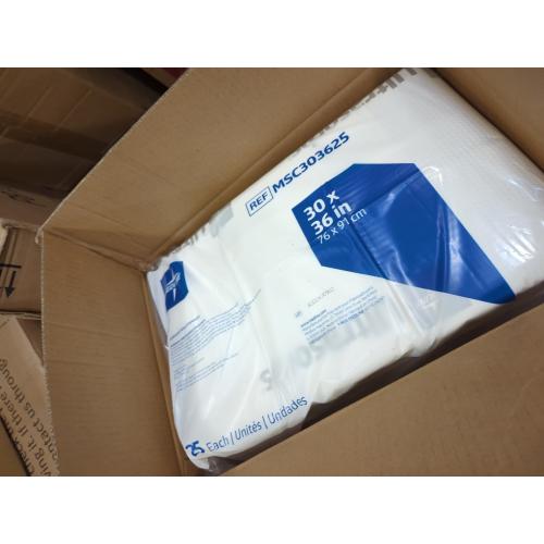 Medline Extrasorbs Premium Bed Pads, 30 x 36, 25 Count, Disposable Incontinence Underpads