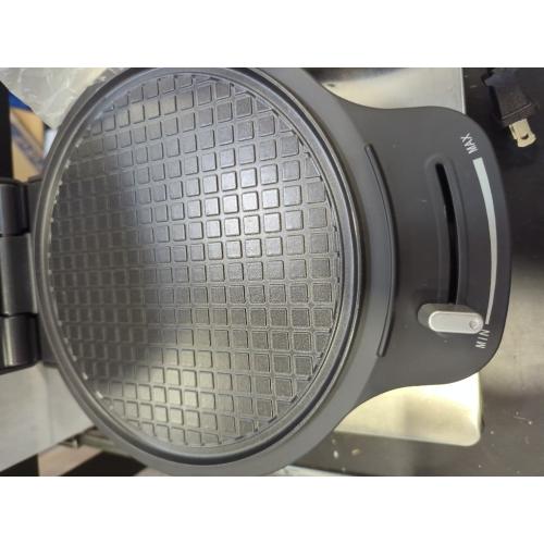 Baker's Friend Waffle Cone Maker Machine with Browning Control, Nonstick Waffle Bowl Maker, 7.5” Ice Cream Cone Maker, Thin Waffle Maker Crispy, Cone Roller & Bowl Press Included, Aqua