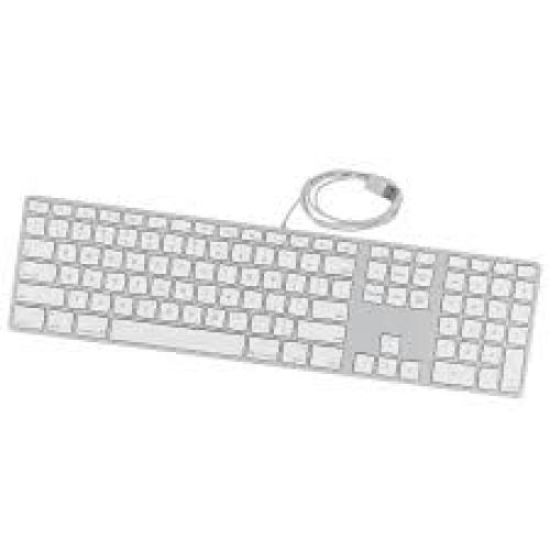 A1243) Apple Slim Wired Keyboard w/ Numeric Keypad - MB110LL/B