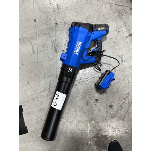 Kobalt 24-Volt Brushless Cordless Electric Leaf Blower - with battery and charge