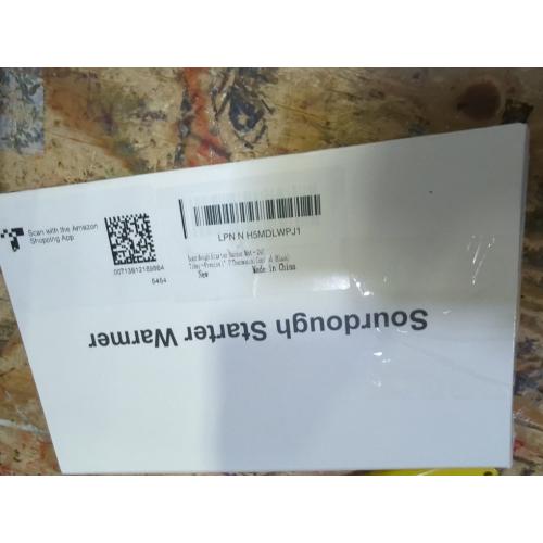 SourKeeper, Larger 2-in-1 Sourdough Starter Warmer Pro - 2026 Upgrade Larger Heating Plate, Dough Temp Probe, 1°F Control (70–110°F), 24H Timer, Real-Time Monitoring, for Beginner Bakers Pro-WHT