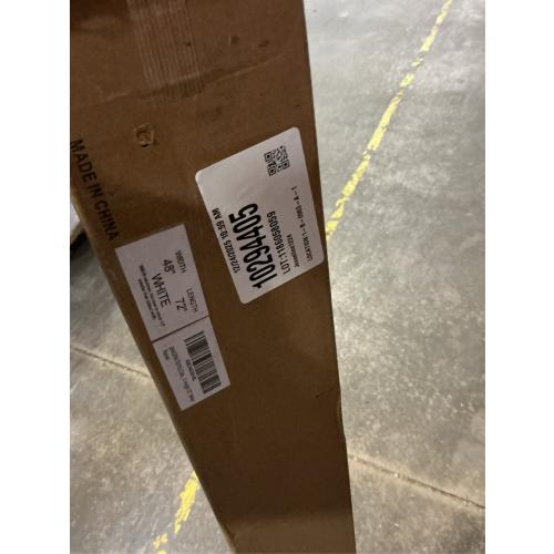 Zebra Blinds for Windows Dual Layer Light Filtering Privacy Free-Stop Sheer Shades Light Control for Indoor Windows Zebra Shades for Living Room(48 W X 72 H, White)