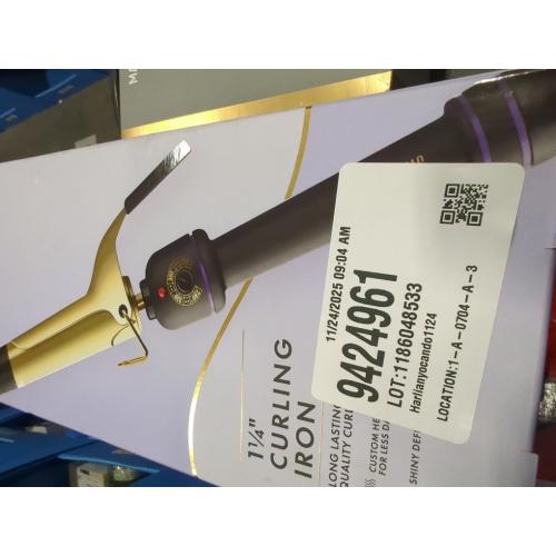 Hot Tools 1 1/4 Curling Iron for Beginners | Long-Lasting Results, Defined Curls and Easy to Use with Temperature Control for All Hair Types up to 430℉